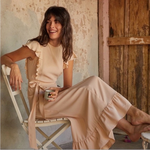 Christy Dawn Quinn Maxi Dress Butterscotch Size Small - Picture 2 of 11